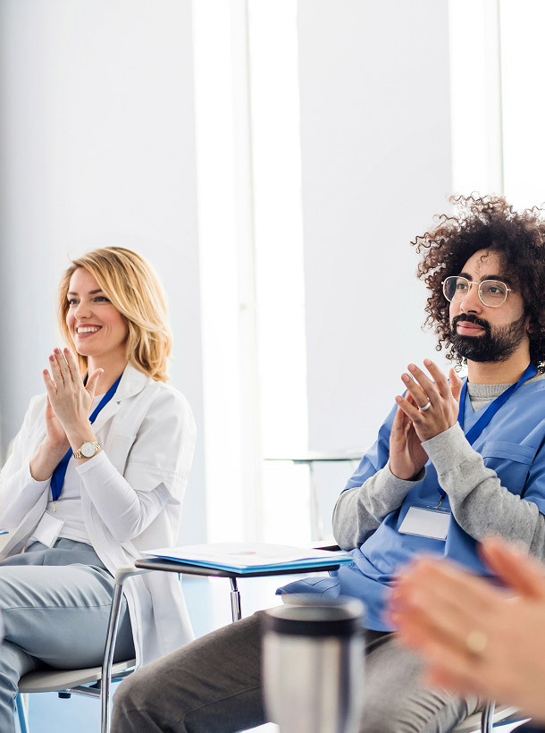 Leeds Limb Centre Healthcare Professionals Clapping