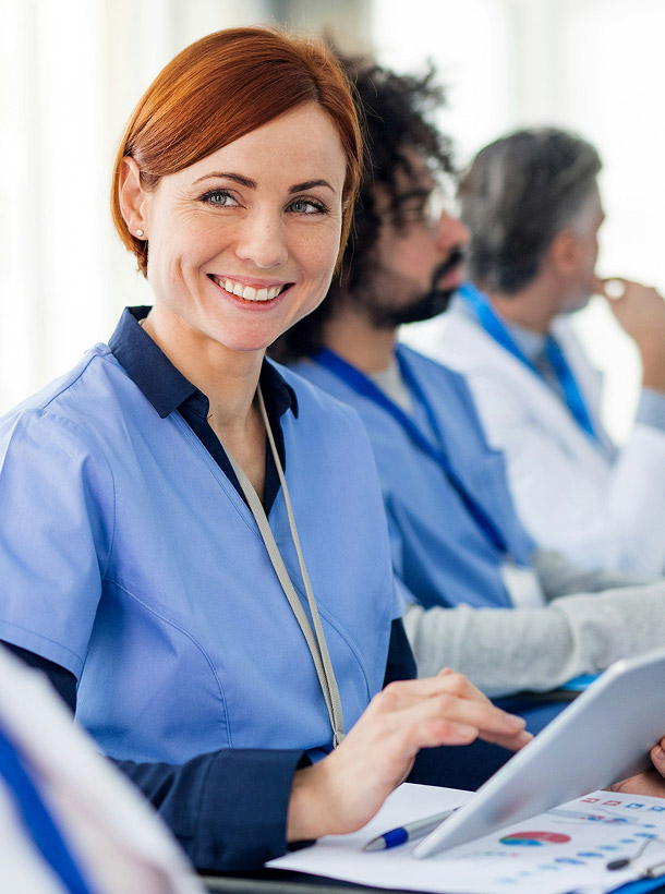 Leeds Limb Centre Healthcare Professionals Woman Smiling